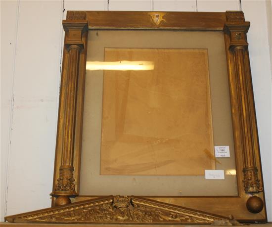 Gilt Masonic frame(-)